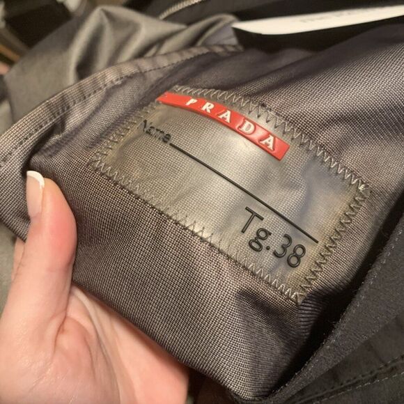 Prada Authentic Solid Black Long Sleeve Utility Jacket IT 38 US 2 Xs - Picture 8 of 12